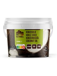 Nutribel kokosolie geurloos BIO 1500ml.